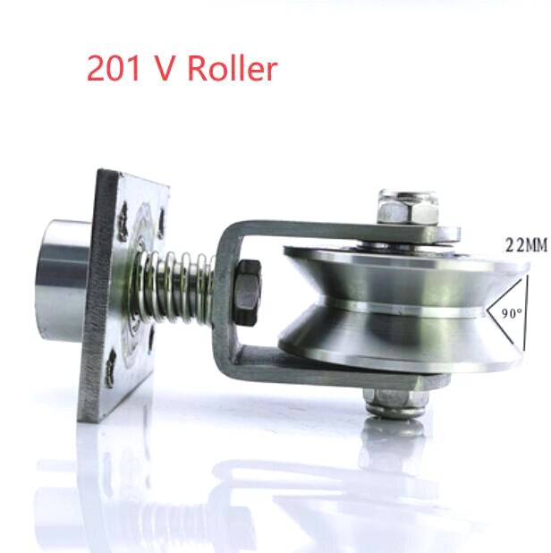 V H Omni-Directional Wheel/ Ground Roller with Spring as Sliding gate Hardware /Track wheel: 201 V Roller