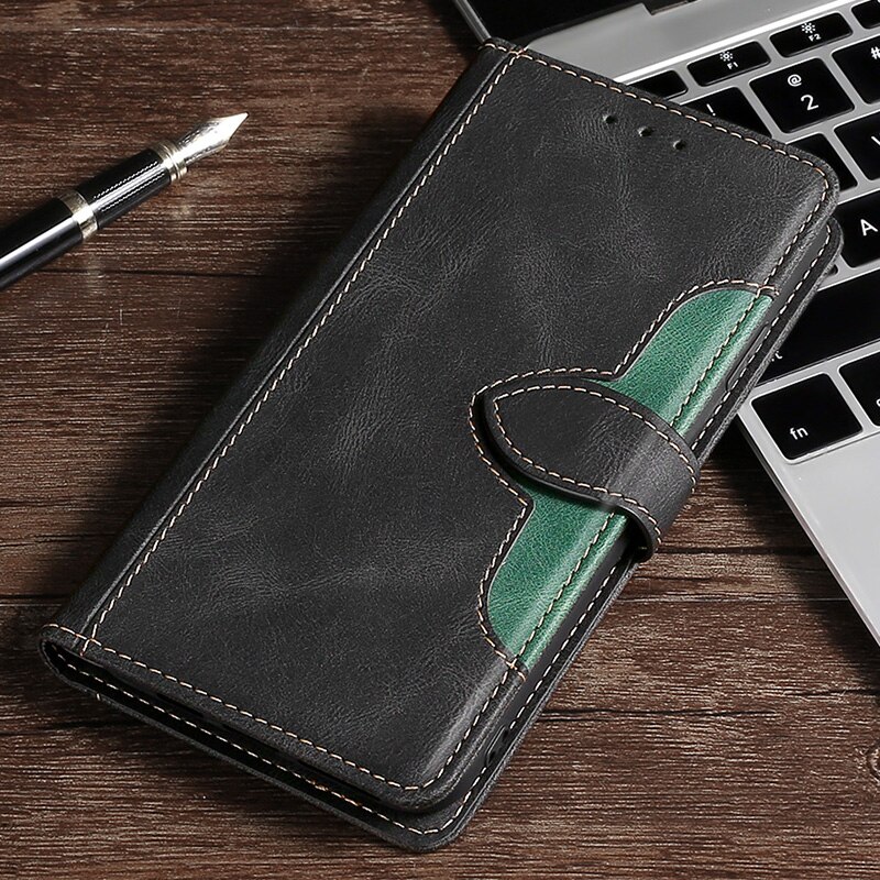 Mi 11 T 11 T T11 Pro 5G Luxe Case Leather Card Slot Wallet Boek Skin Voor Xiaomi 11 T Pro Case Mi 11 T T11 Telefoon Cover Magnetische: Mi 11T / Black