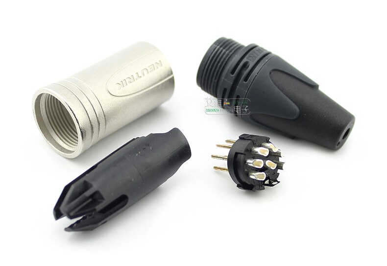 Swiss NEUTRIK-conector de Audio, NC7MXX XLR de siete pines XLR, conector macho equilibrado