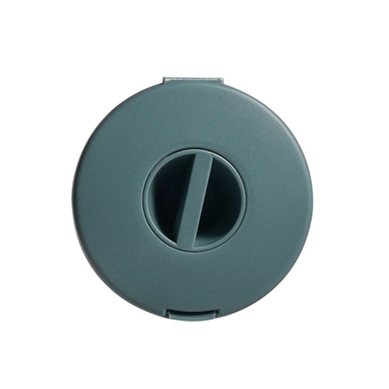 Cable Container Round Wire Winder Box Portable Phone Data Cable Storage Box Case USB Charger Holder Wire Management Box U3: Blue