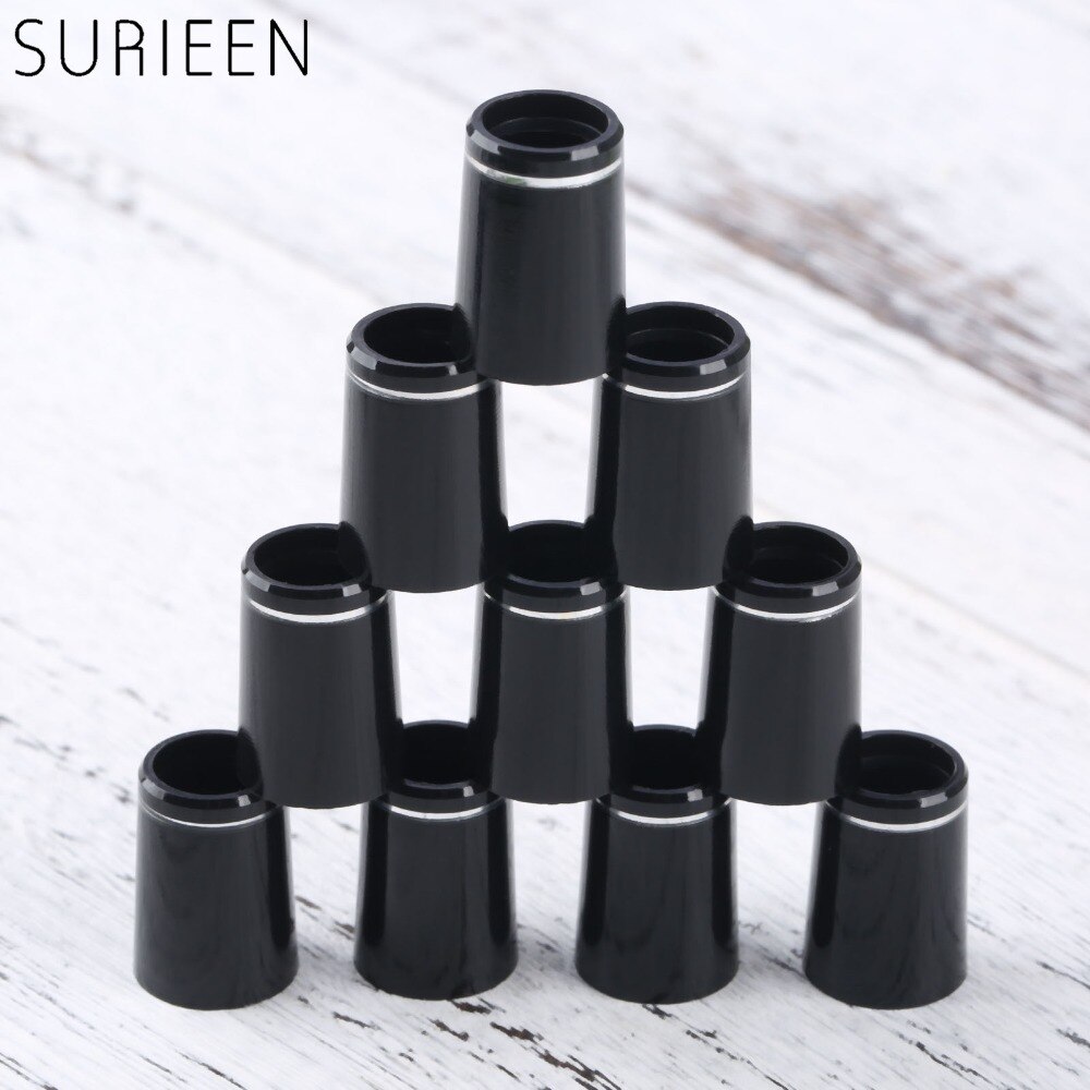 10pcs Plastic Golf Ferrules With Single Ring Fit 0.335 Or 0.370 Tips Irons Shaft Golf Shaft Sleeve Adapter Replacement 16mm/19mm