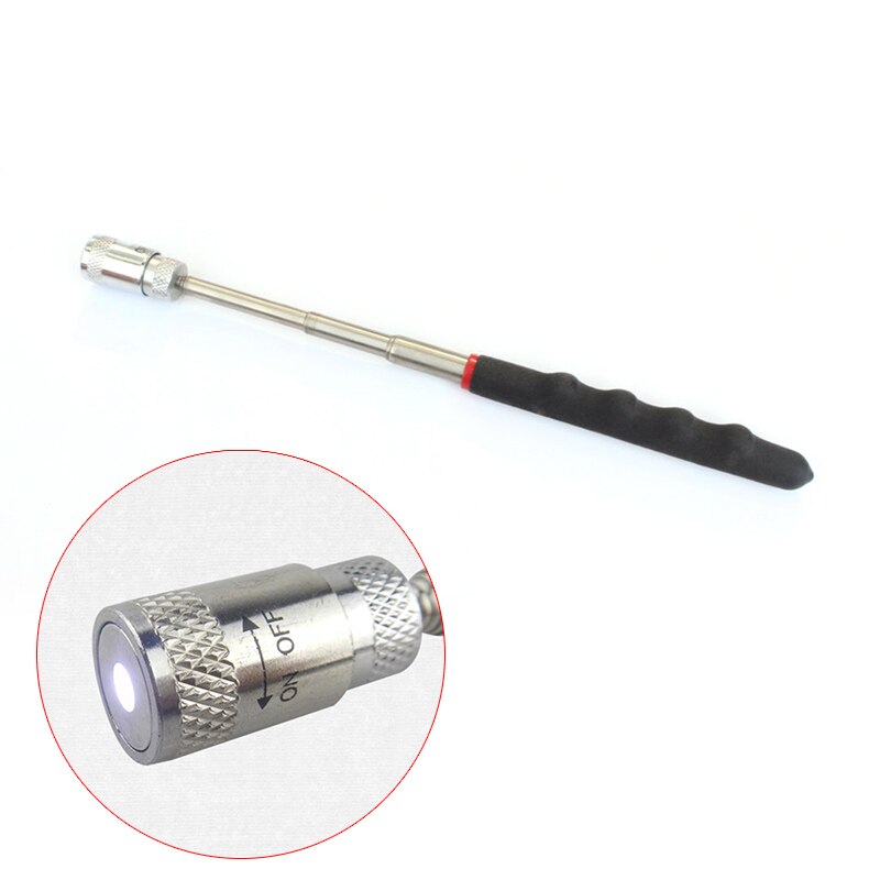 Mini neodymium imanes led pick up stick teleskopiske magnetiske værktøjer til picking af møtrikker bolte sno 88