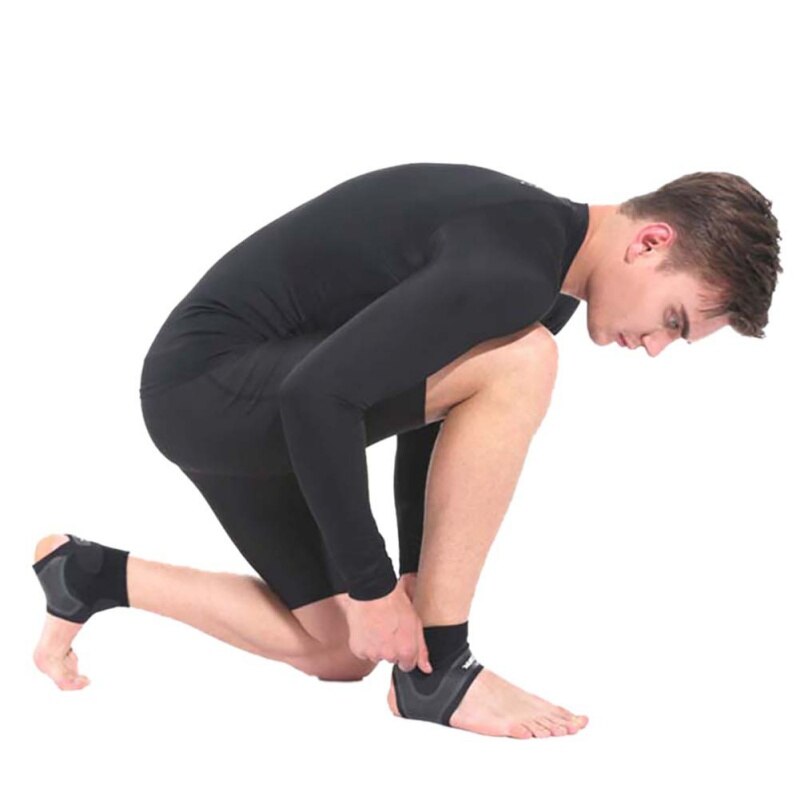 1Pcs Sport Enkel Ondersteuning Elastische Enkelbrace Guard Voet Ondersteuning Sport Basketbal Running Gear Gym Enkel Ondersteuning Enkel Protector