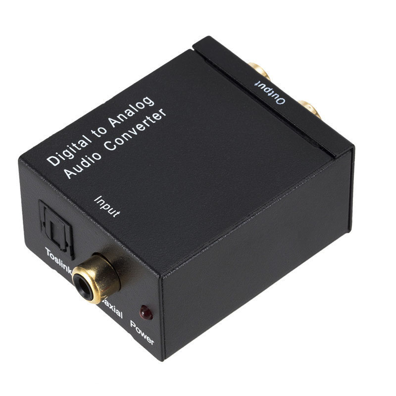 Bundwin Converter 3.5 Mm Jack 2 * Rca Digitaal Naar Analoog Audio Versterker Glasvezel Coaxiale Signaal Naar Dac Spdif stereo