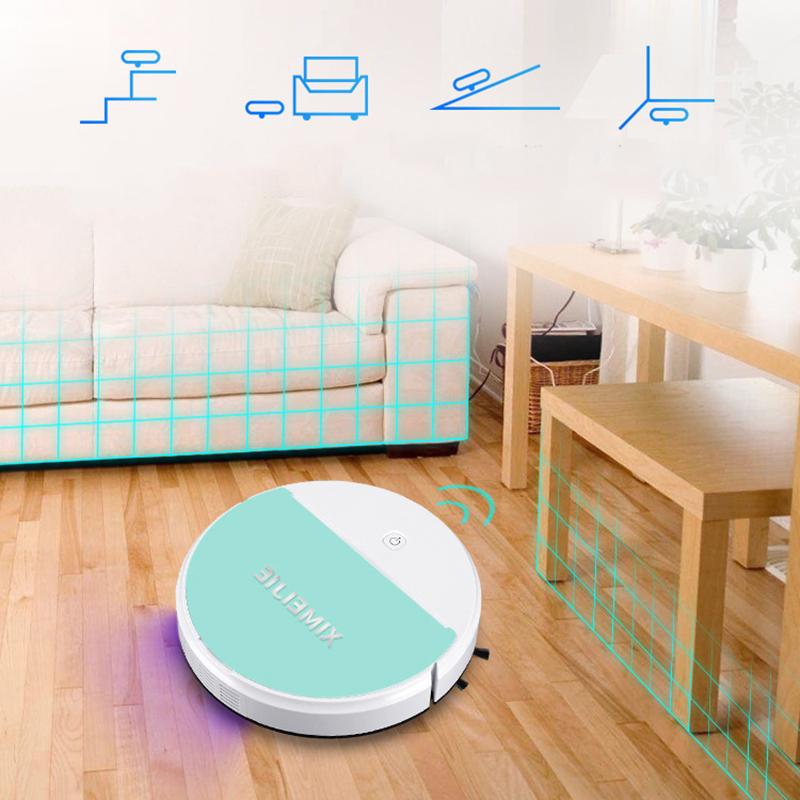 Fully Automatic UV Disinfection Cleaner Charging Sweeping Robot Smart Robot Vacuum Cleaner 1500pa USB Charging Sweeping Robot