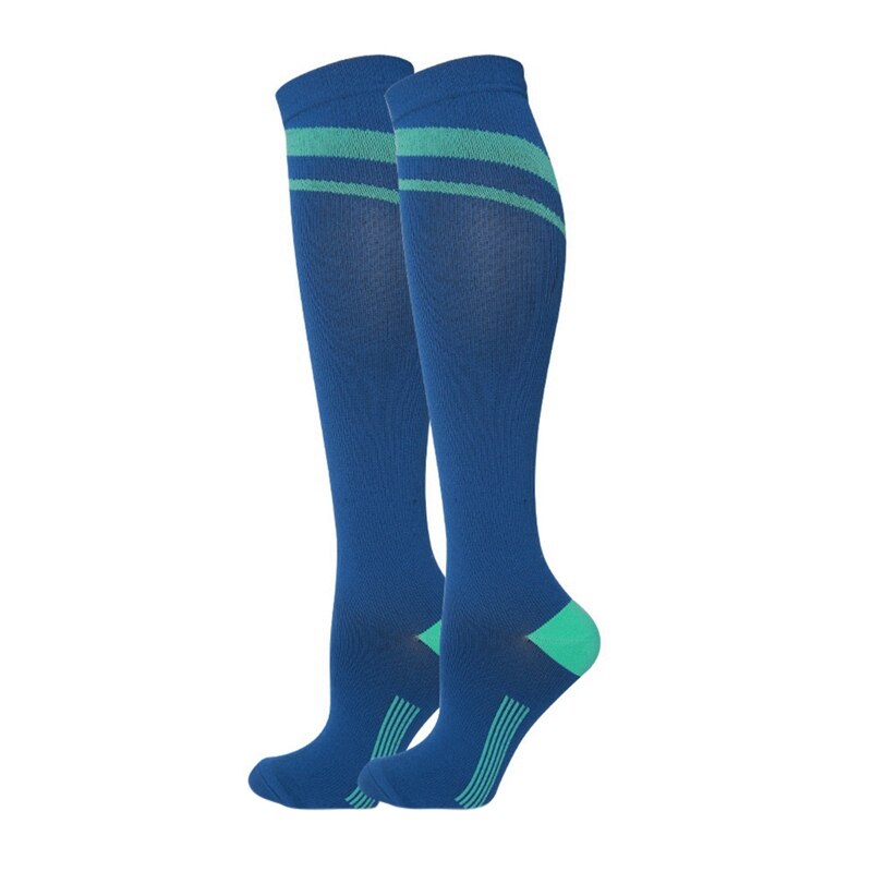 Kompression Socken Kniehohe/Lange Gedruckt Schuhe Zubehör Outdoor Sport Casual Stil Socken Strumpfwaren Für Radfahren Laufen: B / L/XL