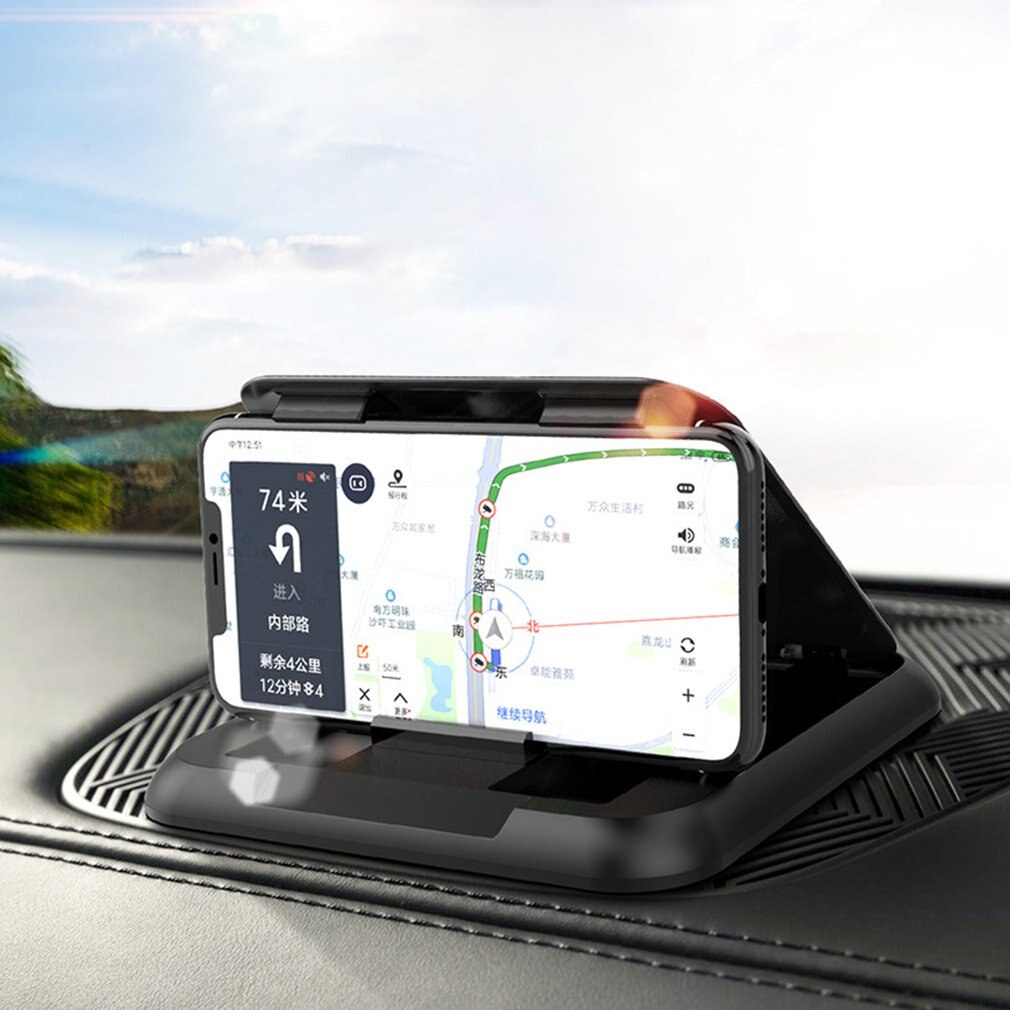 Mobiele Telefoon Ondersteuning Navigatie Desktop Telefoon Houder Auto Anti-Slip Siliconen Zuignap Verstelbare Smartphone Houder