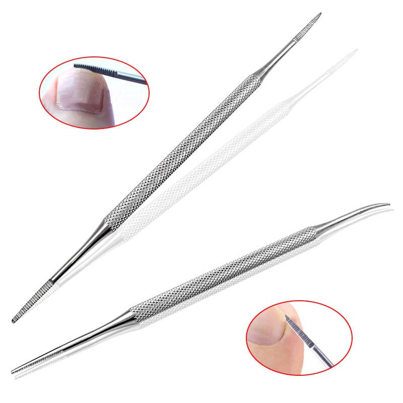 1 Pcs Toe Nail File Foot Nail Care Hook Ingrown Double Ended Ingrown Toe Orthosis Pedicure Tools Callus Remover