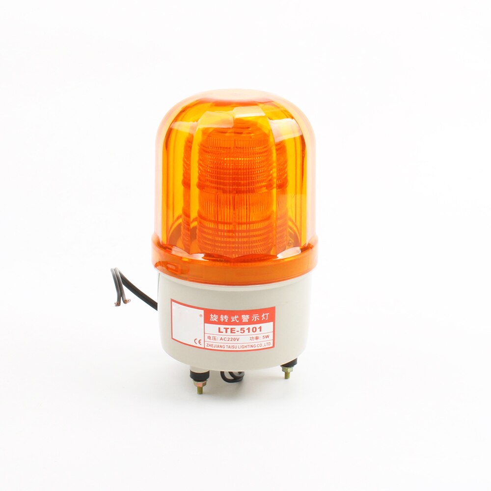 Dmwd  ac220v lte -5101 indikator industriell ledet revolverende strobe advarselsindikator indikatorlampe med lyd