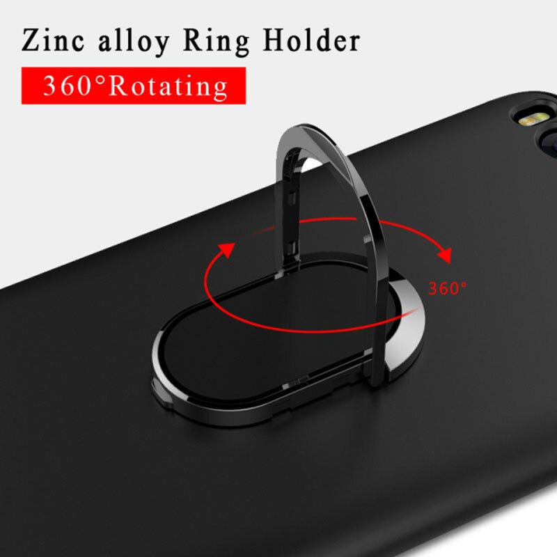 Funda con soporte magnético con anillo de dedo para móvil, Protector de pantalla, película protectora para Umidigi BISONGT