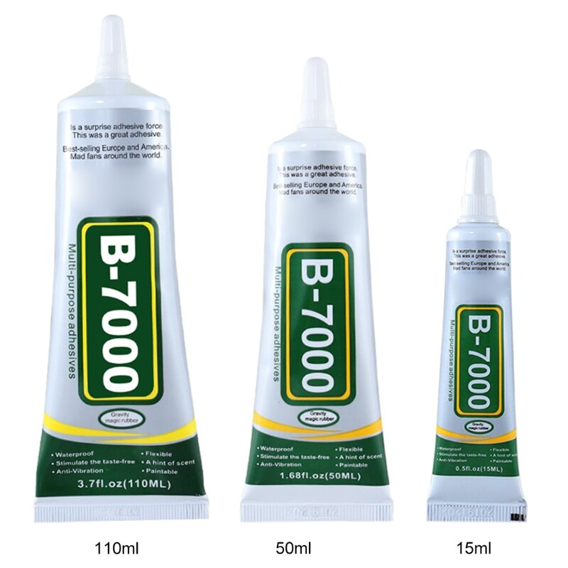 15/50/110ml B7000 Colle Mobile Téléphone Écran Tactile Superglue B-7000 Adhésif Téléphone Verre Colle Point de Réparation Diamant Bijoux BRICOLAGE