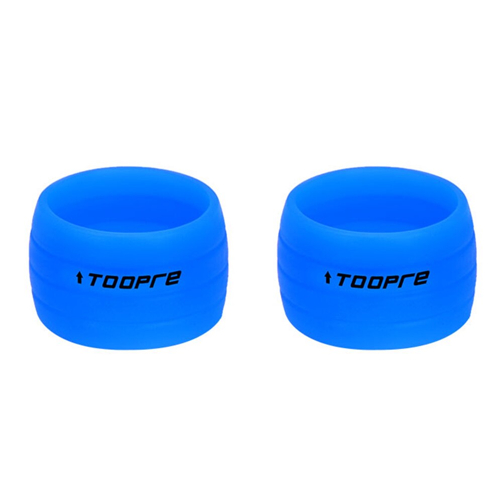 Fita de proteção para guidão de bicicleta, faixa de silicone anti-deslizamento para guidão de bicicleta, 2 peças: Blue