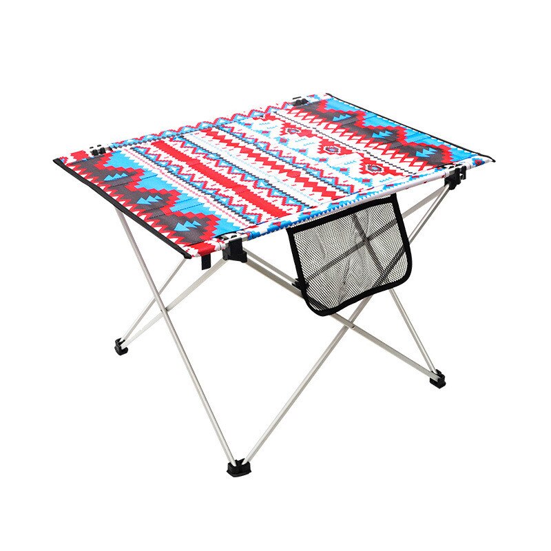 Foldbart campingbord udendørs møbler bærbare vandreture sammenklappelige picnicborde aluminiumslegering ultra let udendørs foldebord