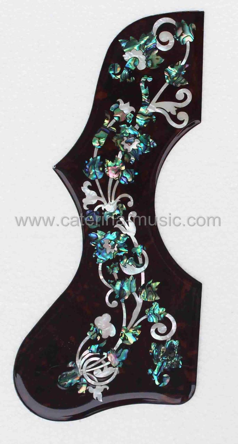 right hand and left hand J200 guitar pickguard, pickguards for J200 guitar,2mm thickness celluloid inlays Pick-guard,: Model C left hand