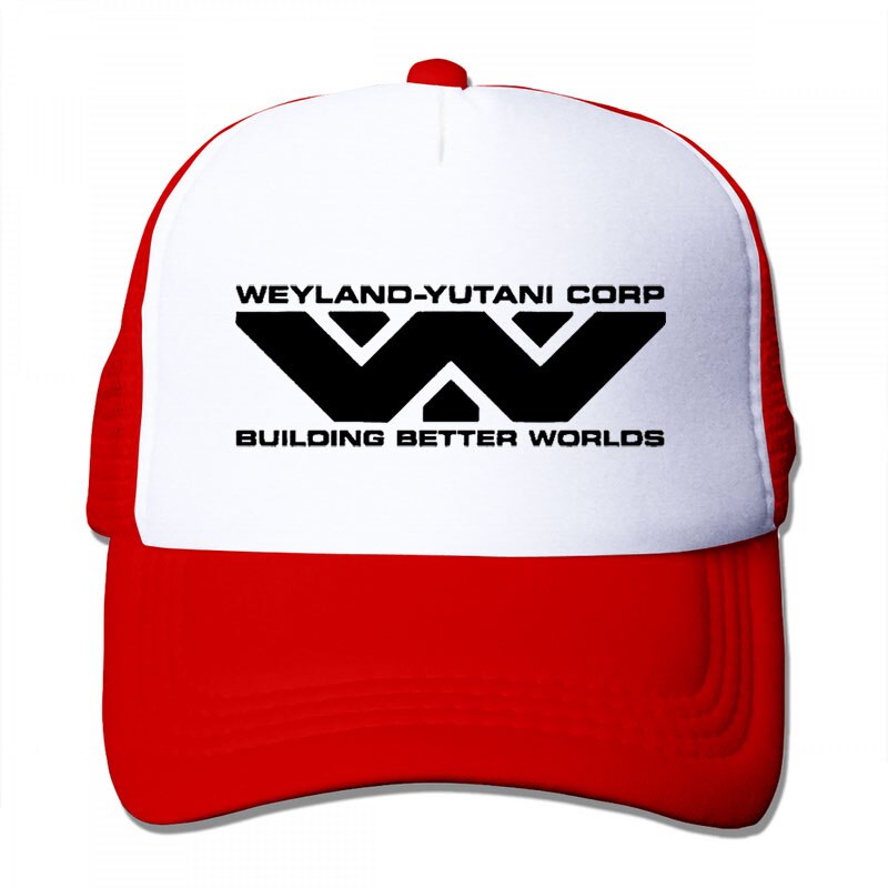 Alien Aliens Weyland Yutani Corp Alien Weyland Yutani Corp Baseball cap men women Trucker Hats adjustable cap: 3-Red