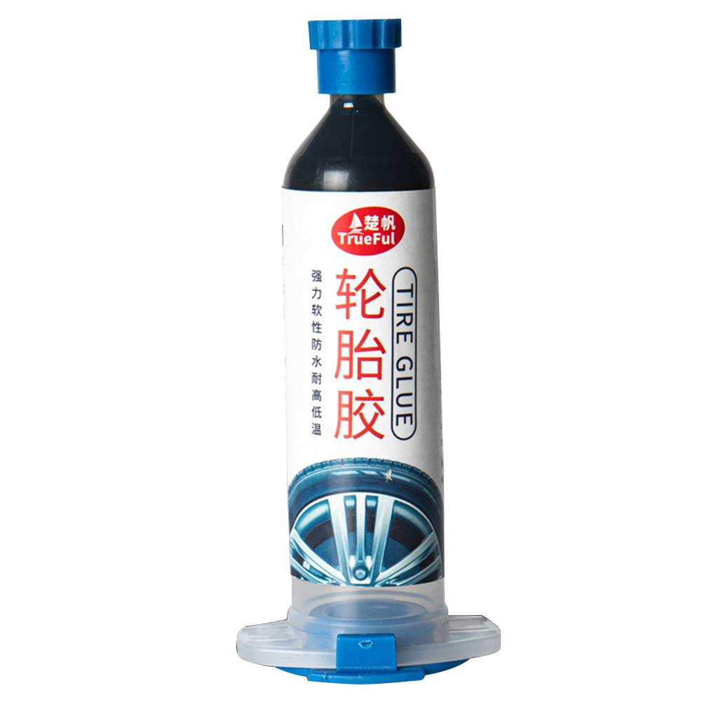 Pegamento especial para reparación de neumáticos de coche de 30ml, reparación de daños en neumáticos, solución de parche de plástico frío negro resistente