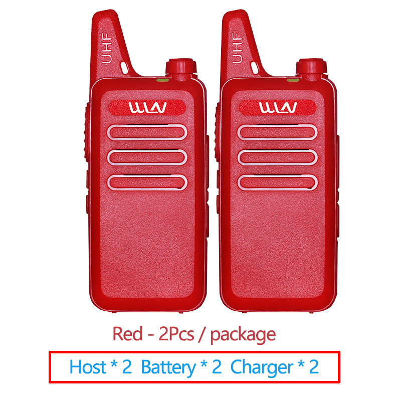 Mini Radio portátil 400-520MHz 5W 16 canales UHF transceptor Walkie Talkie WLN KD-C1 Talki Walki BAOFENG BF-888S UV5R Quansheng: Verde / EURO