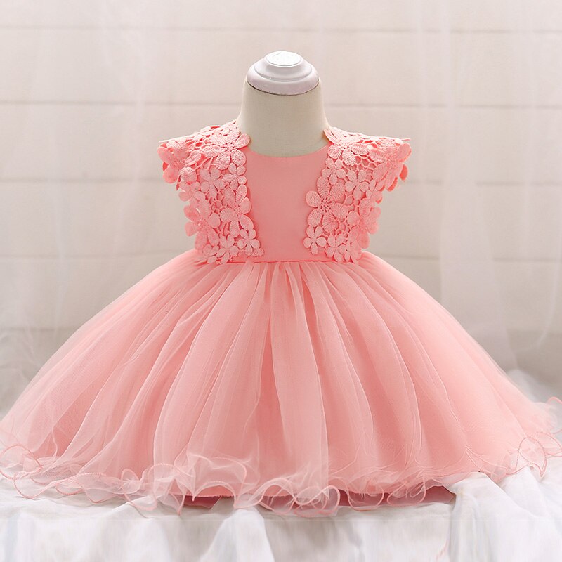 Robe de princesse pour bébé fille, tenue de fête d'anniversaire de 1 an, de  mariage