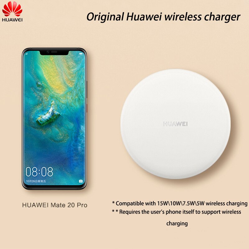 Huawei P30 Pro Draadloze Oplader 15W CP60 Quick Charge Voor Huawei Mate 20 Rs Mate 20 30 Pro Iphone X 8 Plus Xs Max Samsung S9 S10