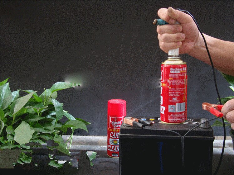 Car Fuel Injector Cleaning Cleaner Tool Kit Adapter With 2 Nozzles DIY car motorcycle fuel injectors Cleaner accessories Flush