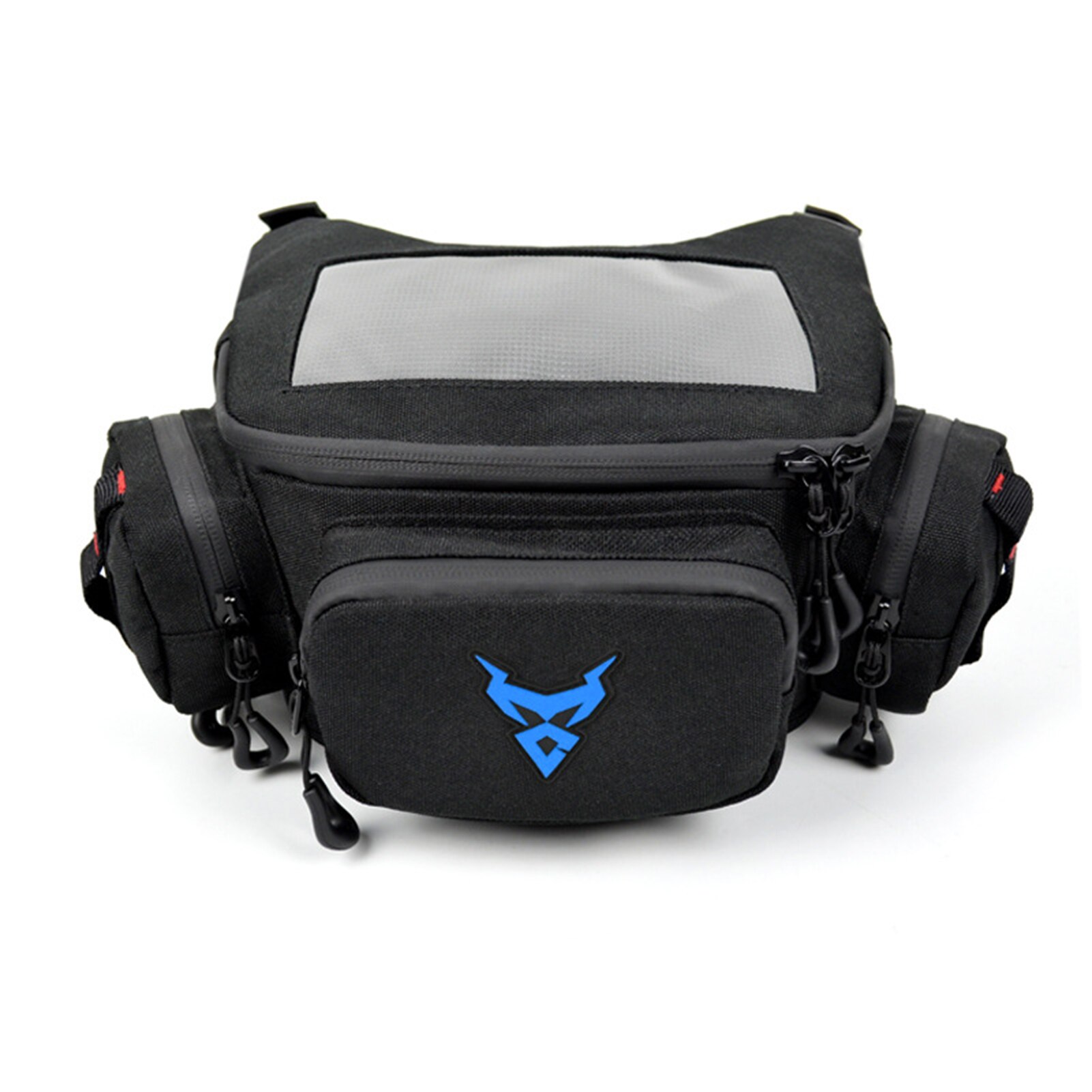 Touch Screen Motorcycle Bag Waterproof Motorcycle Navigation Bag: Blue