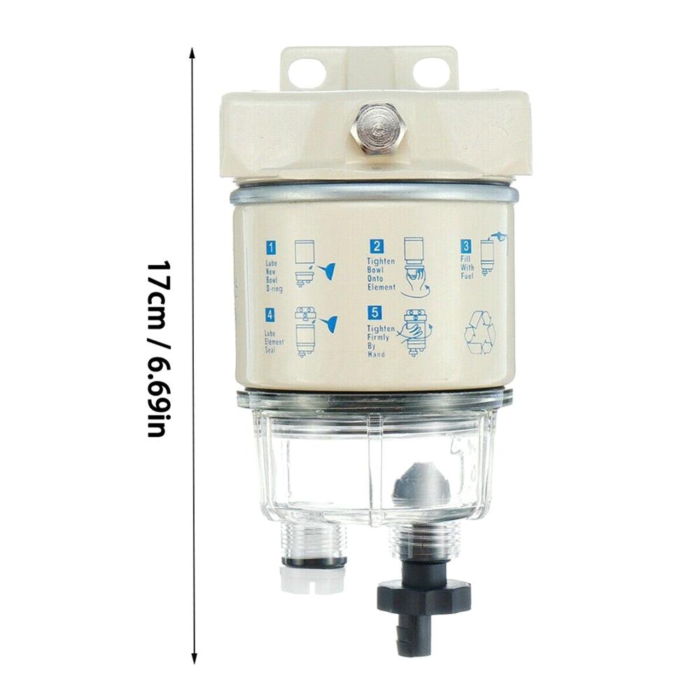 Filtro de combustible giratorio marino R12T, separador de agua, cortacésped, motor diésel, generador de gasolina, motores, pieza automotriz
