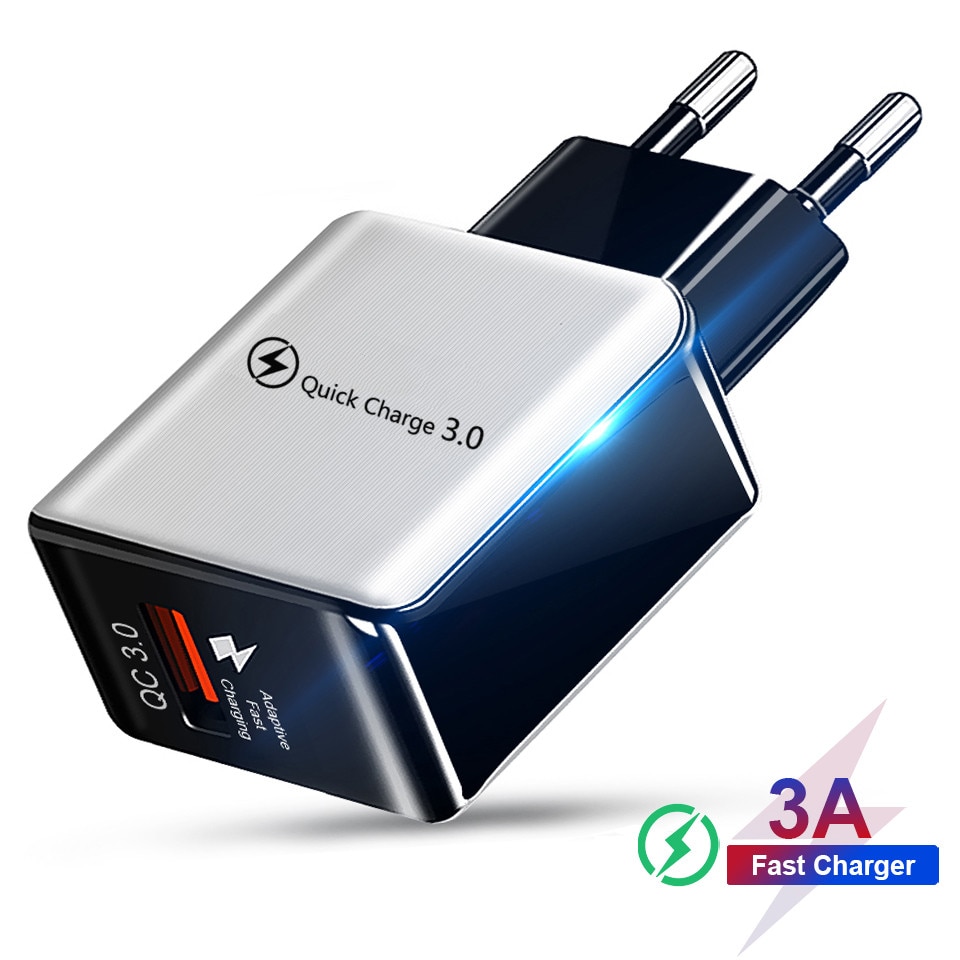 Carga rápida 3.0 4.0 carregador usb universal 5v 3a adaptador de carregamento rápido para samsung s10 xiaomi huawei tablet carregador do telefone móvel