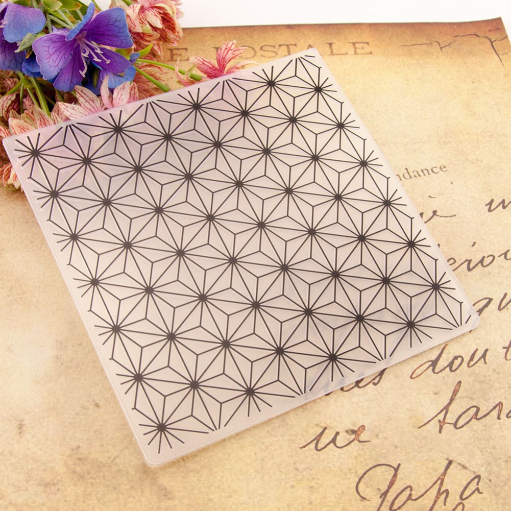 Plastic Diamond Template Craft Card Making Paper Card Album Wedding Decoration Scrapbooking Embossing Folders