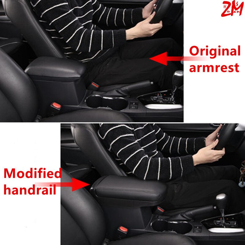 For Hyundai Creta Armrest box Creta IX25 lengthen heighten Lossless retrofit support decoration car accessories