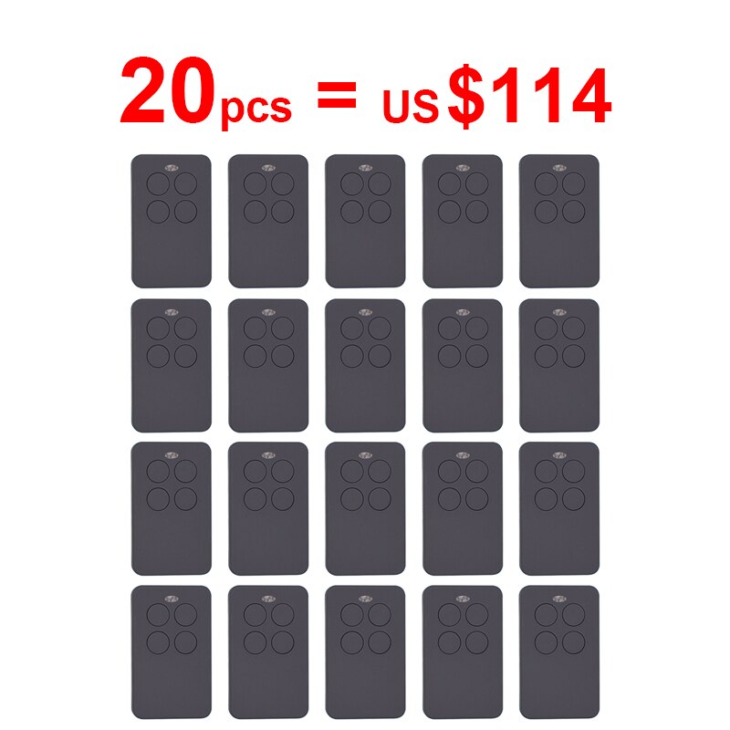 garage remote control 287mhz 315mhz 433.92mhz 868mhz rolling code multi-frequency remote control for gate switch garage door