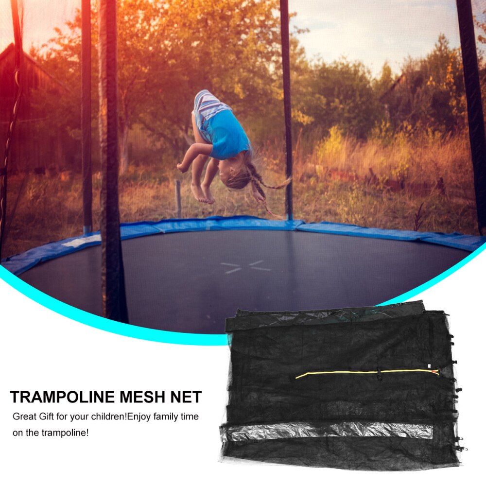 Udendørs trampolin beskyttelsesnet sikkerhedsnet trampolin hegn beskyttelse vagt trampolin mesh net