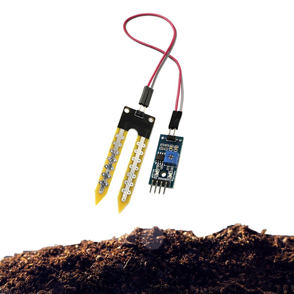 5 stücke Bodenfeuchte Hygrometer Feuchtigkeit Erkennung Sensor Modul Automatische Bewässerung System Mit Energie Anzeige Für Arduino