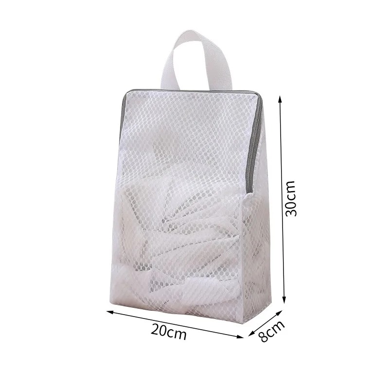 Bolsas de mano para lavandería mejoradas, reutilizables, para lavadora, cuidado de ropa, bolsa de lavado, red de malla, sujetador, calcetines, lencería, ropa interior, almacenamiento de lavandería: XXL / Bronce
