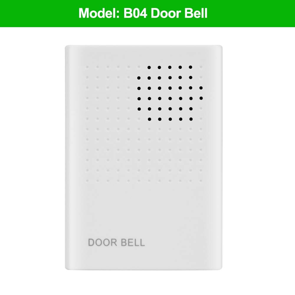 Wired Door Bell Access Control Accessories DC 12V with 4 Wires Ding Dong Sound Plastic Waterproof Fireproof for Door Lock System: B04 Door Bell