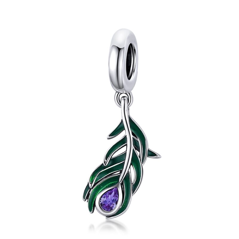 WOSTU-Colgante de Plata de Ley 925 auténtica para mujer, dije de mariquita y mariposa, apto para pulseras, fabricación de joyería DIY, para: SCC1704