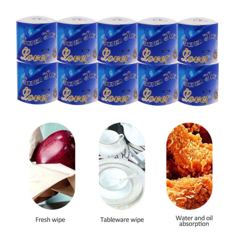 10/5 Rolls Soft Toilet Paper Roll IN STOCKS 3-Layer Durable Toughness Paper Towels Soft Texture White Safty Softy Experience