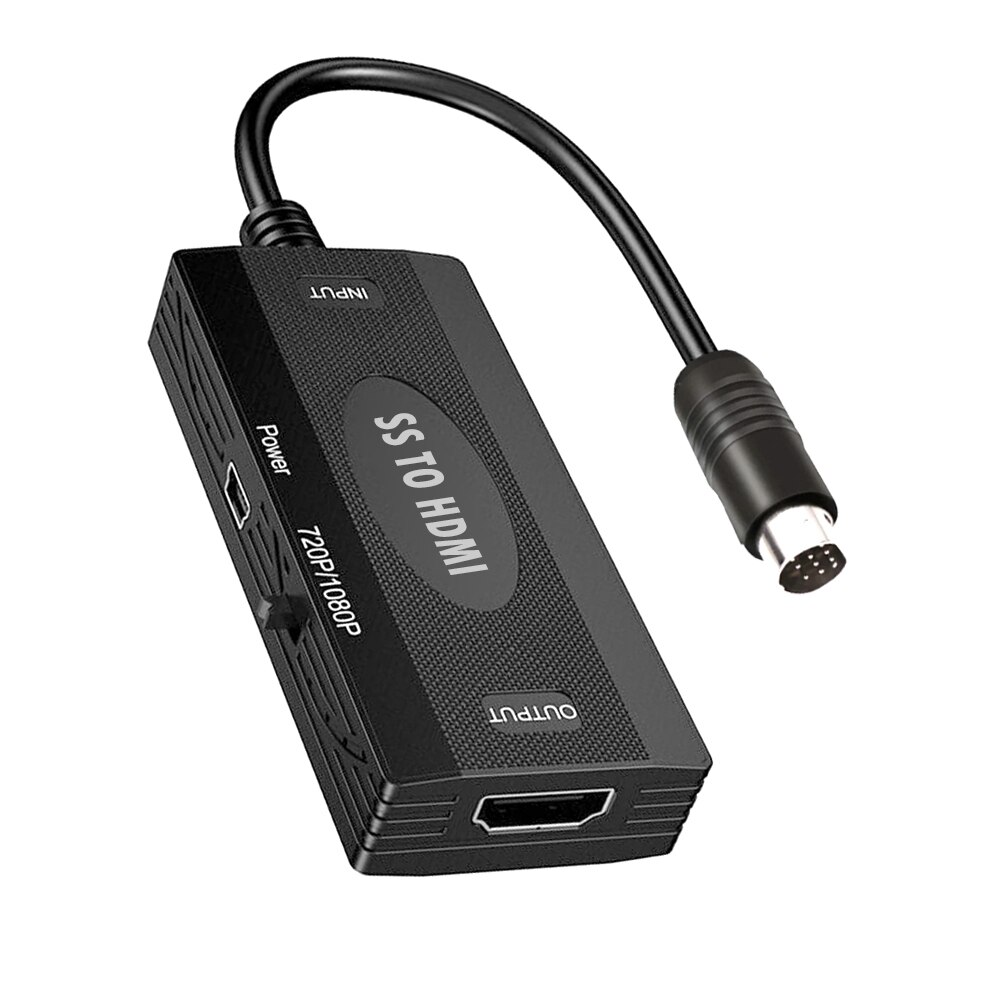 Ss Naar Hdmi-Compatibel Converter Voor Sega Saturn Game Console Hd Tv Adapter Met Usb Tv Connector Toegang