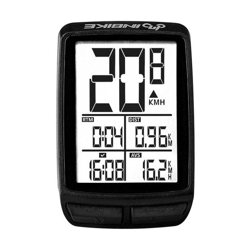 Waterproof Bicycle Computer Wireless Bicycle Speedometer Mountain Bike Stopwatch Accessories for Bike 2.1 inch Cyclocomputer: White Backlight