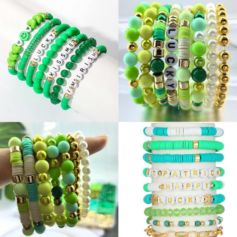 2220 stks Klei Kralen Armband Maken Kit 24 Kleuren Platte Preppy Kralen Polymeer Klei Kralen voor Vriendschap Armbanden Maken Craft DIY