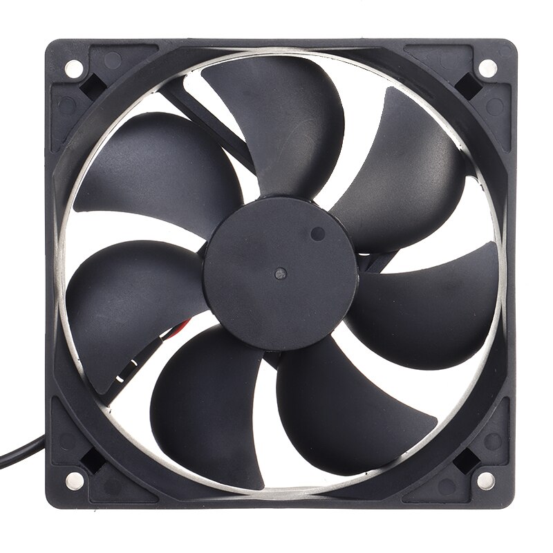 2Pcs Black Mini USB Cooling Fan Durable Silent Air Cooler Portable PC Desktop Cooling Fans Portable Useful Home Improvement
