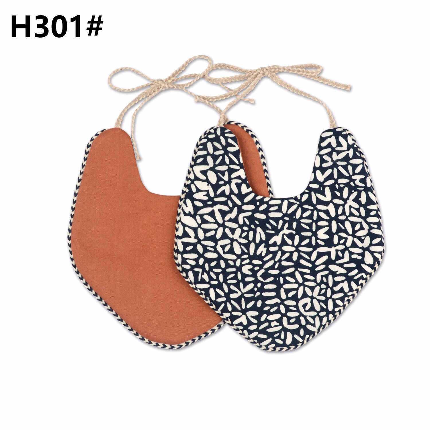 Pudcoco Baby Meisje Jongen Waterdicht Handdoek Kids Peuter Diner Voeden dubbeldeks Slabbetjes: H301