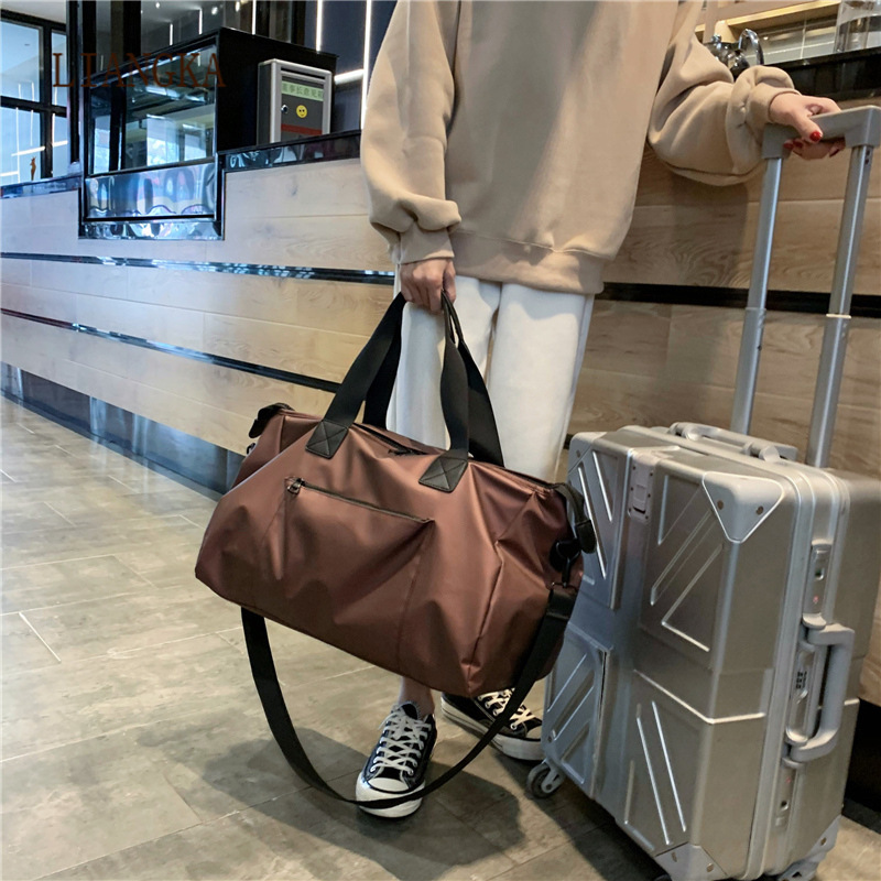 Nylon Waterdichte Reistas Sport Tassen Mannen Handtassen Tote Schouder Crossbody Tas Duffle Multifunctionele Bagage Tassen