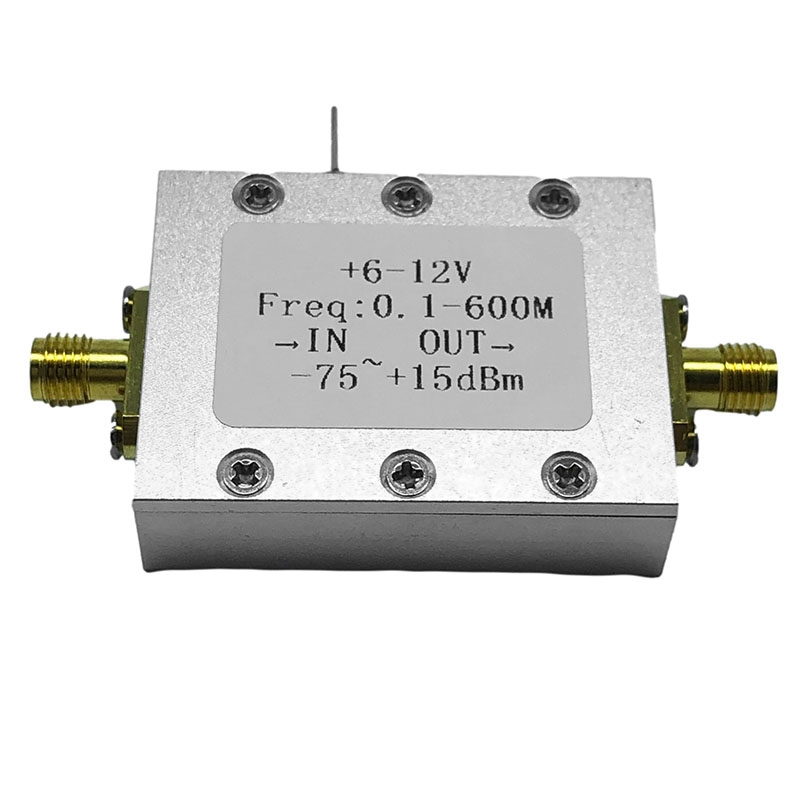 AD8307 RF Power Meter, RF Power Meter Logarithmic Testing Detector 0.1-600M -75-+15DBm Module with Case