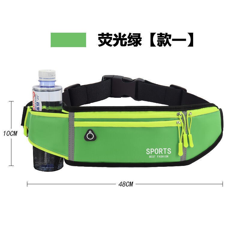 Buylor marsupio sportivo donna uomo cintura da corsa marsupio impermeabile marsupio portafoglio uomo marsupio porta telefono portatile palestra: verde 2