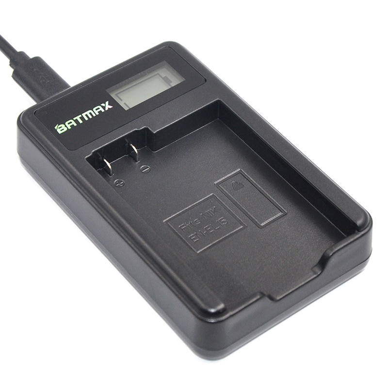 LCD USB Charger voor EN-EL15 EN EL15 ENEL15 Camera Batterij voor Nikon D600 D610 D600E D800 D800E D810 D7000 D7100 d750 V1 MH-25