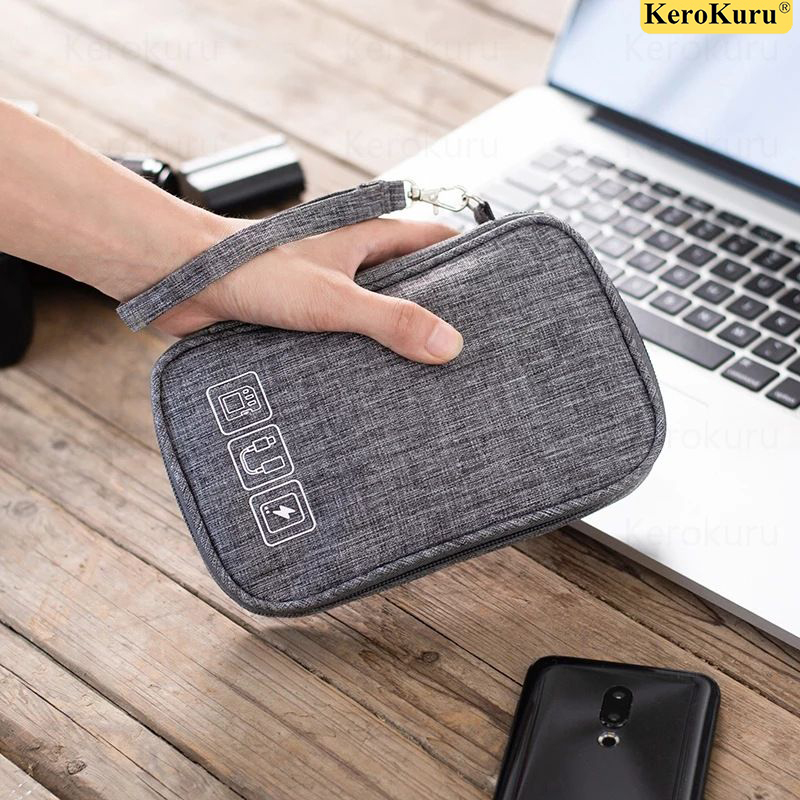 Kabel digitale Aufbewahrung tasche wasserdichte Aufbewahrung tasche für kabel gebundene Kopfhörer USB-Kabel Handys Ladegerät digitale Zubehör tasche