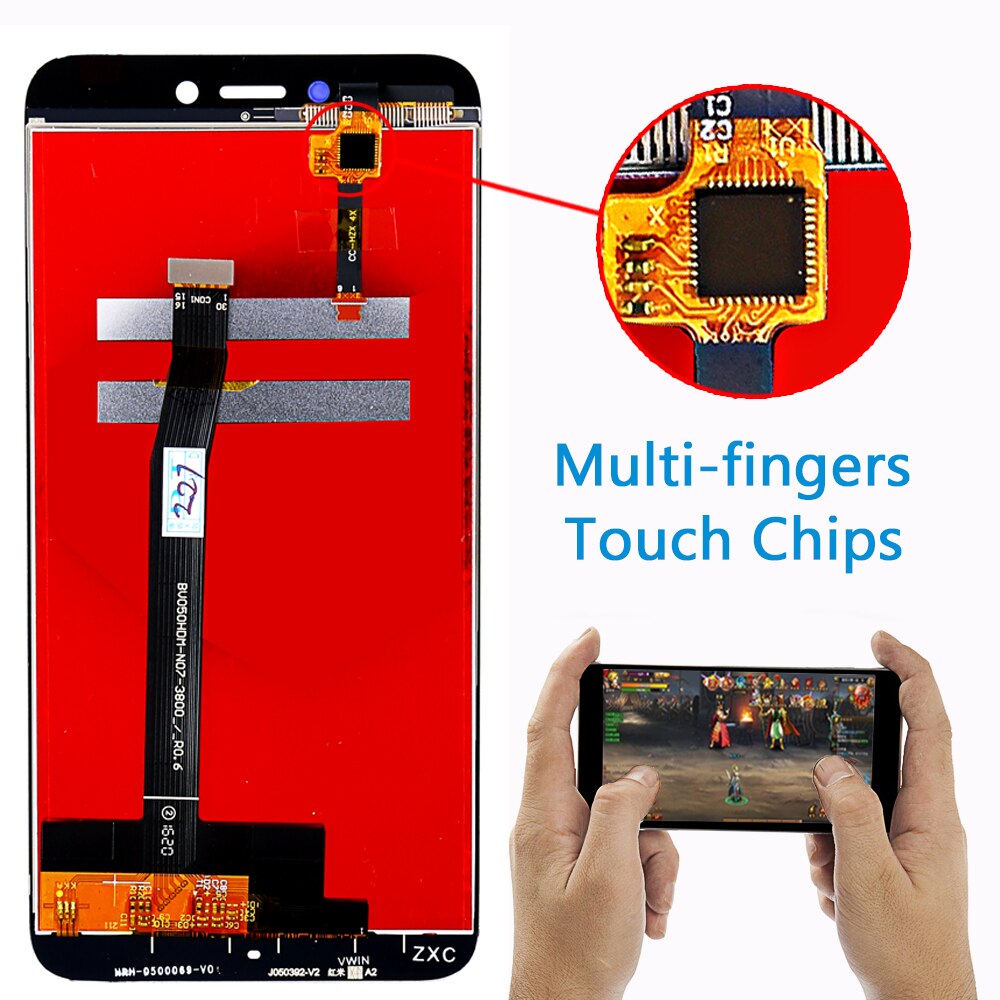 Fansu Aaa Ips Lcd Display Voor Xiaomi Redmi 4X 5.0 Inch Digitizer Vergadering 1280*720 Frame Touch Screen Voor redmi 4x Lcd