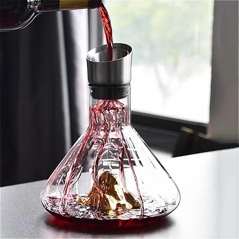 1450ml/1600ml rödvinsflaskor kreativ karaff kristallglas whiskyburk europeisk stil utländsk vinkanna festvin dispenser