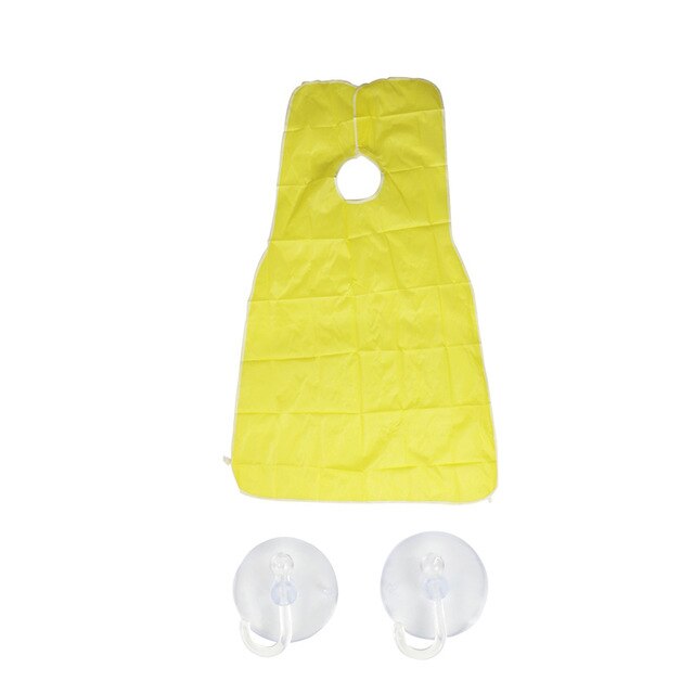 Delantal para afeitado de barba, recortador de babero, soporte para maquinilla de afeitar, delantal para afeitado, soporte organizador, para hombre, utensilios para el baño: yellow