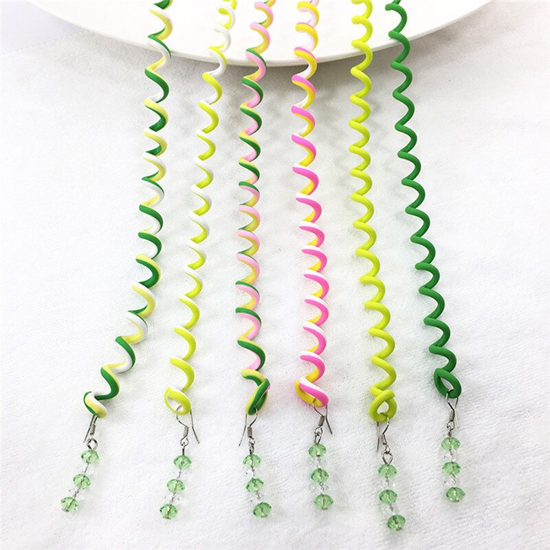 Rizador de pelo para niños, pegatina trenzada para el cabello, decoración para niñas, accesorios para el cabello, herramienta de peinado, rastas: green